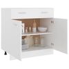vidaXL Mobile Inferiore Cassetto &ldquo;Lyon&rdquo; Bianco 80x46x81,5cm