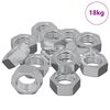 vidaXL Dado esagonale 9000 pz Argento Metallo