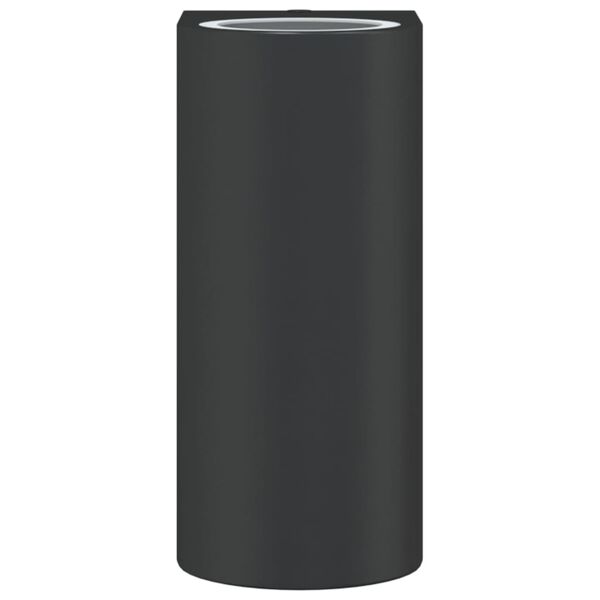 vidaXL Applique per Esterni Nera in Alluminio Pressofuso