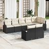 vidaXL Set Divano da Giardino 8 pcs polyrattan