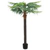 vidaXL Palma di Phoenix Artificiale con Vaso 215 cm Verde