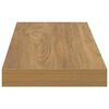 vidaXL Scaffale da parete Marrone 120 x 23,5 x 4 cm Legno multistrato