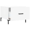vidaXL Tavolino da Salotto Bianco 50x50x40 cm in Legno Multistrato