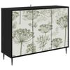 vidaXL Credenza GOTHA Rovere Nero 102 x 33 x 76 cm