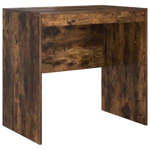vidaXL Scrivania Rovere fum&eacute; 80 x 50 x 76 cm