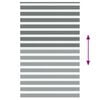 vidaXL Tenda a Rullo Zebra Larghezza Tessuto 140,9 cm Poliestere
