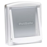 PetSafe Porta per Animali a 2 Direzioni 715 Piccola 17,8x15,2cm Bianca