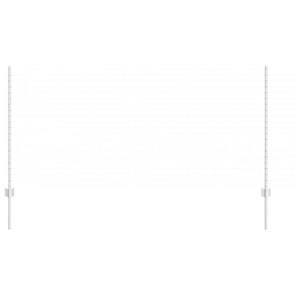 vidaXL Palo della recinzione 22 pcs Argento 160 cm Acciaio