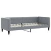 vidaXL Divano Letto Estraibile Cassetti Grigio Chiaro 80x200cm Tessuto