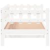 vidaXL Dormeuse senza Materasso Bianca 90x200 cm Legno Massello Pino