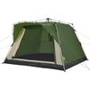 vidaXL Tenda da Campeggio Cabina 4 Persone Verde a Rilascio Rapido