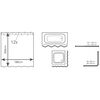 RIDDER Tenda da Doccia Swallow 180x200 cm