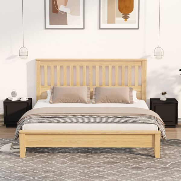 vidaXL Comodini 2 pz Neri 44x35x45 cm in Legno Multistrato
