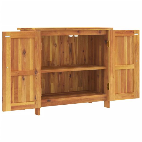 vidaXL Mobile da Giardino75x35x70 cm in Legno Massello di Acacia