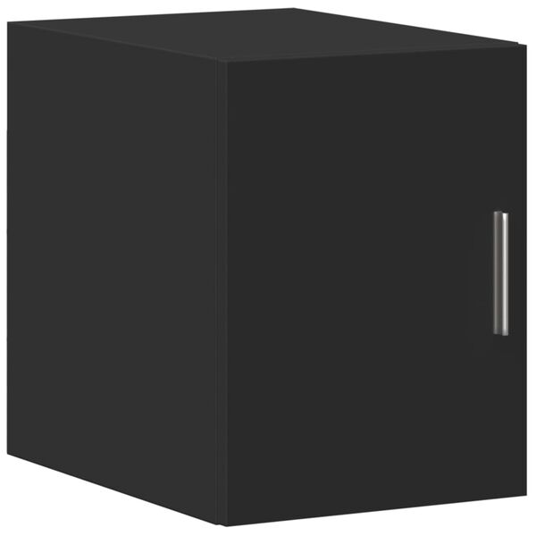 vidaXL Mobile a Parete Nero 30x42,5x40 cm in Legno Multistrato