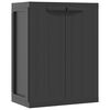 vidaXL Armadio da Esterno Nero 65x37x85 cm in PP