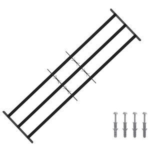 vidaXL Griglia di Sicurezza per Finestra con 3 Traversine 3 pcs
