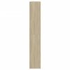 vidaXL Scarpiera Rovere Sonoma 60x21x125,5 cm in Legno Multistrato