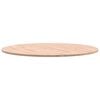 vidaXL Piano per Tavolo &Oslash;80x1,5 cm Rotondo in Legno Massello di Faggio