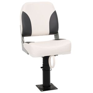 vidaXL Sedile pieghevole per barca 1 set Schienale Basso con Cinghia