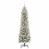 vidaXL Albero di Natale artificiale con 300 LED Bianco 180 cm