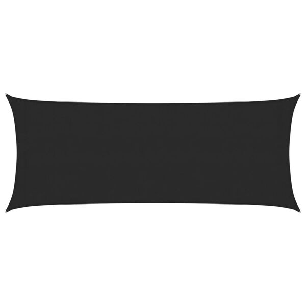 vidaXL Vela Parasole 160 g/m&sup2; Nera 2x5 m in HDPE