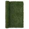 vidaXL Recinzione Artificiale Verde chiaro 1,5 x 6 m PVC e Acciaio