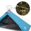 vidaXL Tenda sospesa Tipi per 1 Persona Blu Impermeabile