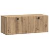 vidaXL Mobile Porta TV da Muro 78,5 x 31 x 30 cm Rovere Artigianale