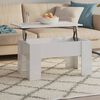vidaXL Tavolino Salotto Bianco Lucido 79x49x41 cm in Legno Multistrato