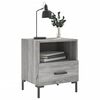 vidaXL Comodini 2 pz Grigio Sonoma 40x35x47,5 cm in Legno Multistrato