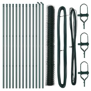 vidaXL Palo della recinzione Verde