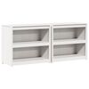 vidaXL Mobile da cucina da esterno MEPPEL 2 pz Bianco