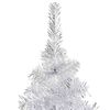 vidaXL Albero di Natale Preilluminato con Palline Argento 120 cm PET