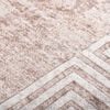 vidaXL Tappeto Lavabile 190x300 cm Beige Antiscivolo