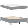 vidaXL Letto a molle Grigio chiaro 140 x 200 cm Tessuto