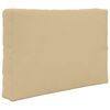vidaXL Cuscino per divano da esterno 2 pcs Beige Poliestere