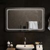 vidaXL Specchio da Bagno con Luci LED 100x60 cm