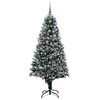 vidaXL Albero di Natale artificiale con 300 LED Verde 180 cm