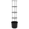 vidaXL Vaso a Torre per Pomodori Antracite Ø29,5x115 cm Polipropilene