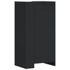 vidaXL Scarpiera Nera 52x37,5x100 cm in Legno Multistrato