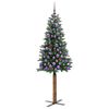 vidaXL Albero di Natale snodato con 300 LED con supporto Verde 180 cm