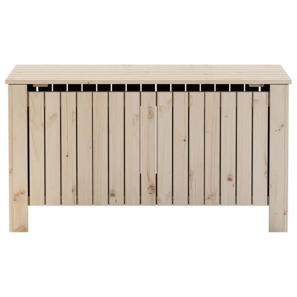 vidaXL Contenitore con Coperchio RANA 100x49x54 cm Legno Massello Pino
