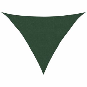 vidaXL Vela Parasole 160 g/m&sup2; Verde Scuro 2,5x2,5x3,5 m in HDPE