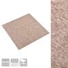 vidaXL Tappeto 20 pcs Beige 50 x 50 cm 100% Polipropilene