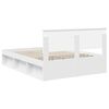 vidaXL Struttura del letto Bianco 150 x 200 cm Legno multistrato