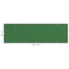 vidaXL Paravento da Balcone Verde Chiaro 90x300 cm in HDPE