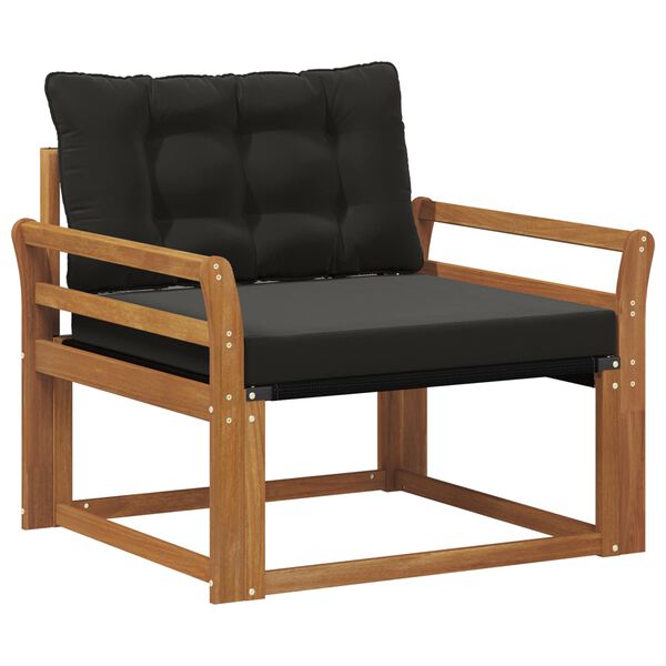 vidaXL Set di divani da esterno Legno di Acacia Massello e Textilene