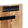 vidaXL Testiera 120 cm in Legno Massello di Acacia