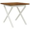 vidaXL Tavolo da pranzo quadrato 70 x 70 x 75 cm